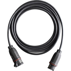 Walther Werke 39300506050100 Current Cable extension Black 5 m