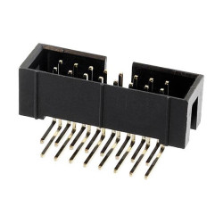 Connfly DS1013-16RSIB-B-0 Pin Strip 2 Rows 8 Pins Per Row Standard Tray