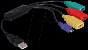 61724 USB 2.0 external 4-port hub cable