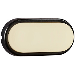 Nordlux 2019181003 Cuba Oval LED Wall Light 14W Black IP54 Outdoor Use