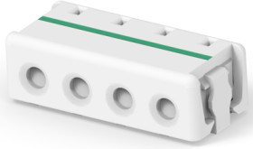 Connector, 4 pole, pitch 0.16 mm, straight, natural, 2-2106003-4