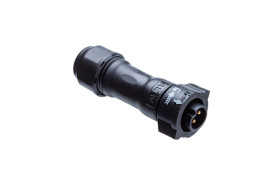 Przemysłowe złącza okrągłe 2-pinowe Montaż gwintowany Wtyczka Amphenol Industrial