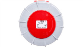 Gniazdo Przenośne 63A 4P 400V Czerwone Ip67 Power Twist 234-6