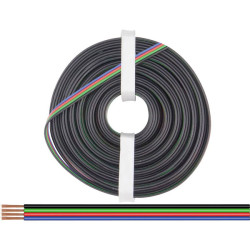 Donau 450-010 Elektronik Cable 4x0.50mm² BlackGreenRedBlue 10m