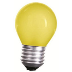 LED E27 kulka 1W 230V żółta SPECTRUM 704719