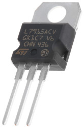 Regulator napięcia -15 V TO-220 Otwór przezierny wyjścia: 1 Stałe L7915ACV
