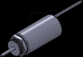 ITS-LZ-2560-D-12VDC Zylindermagnet, 2560 D, 12 V DC, 10 W, Druckmagnet mit Litze