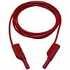 Przewody do miernika PVC bananek 4mm czerwony 2,0m 32A 1000V AC/DC MLS WS 200/2,5 HIRSCHMANN