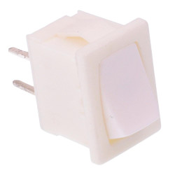 White On-Off Rocker Switch 19.2 x 13mm Switch SPST 15A