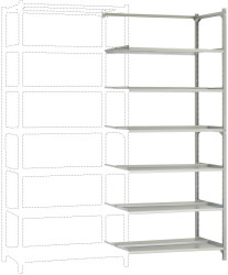 Manuflex RA2574 Moduł rozszerzający do regału (S x W x G) 960 x 2250 x 600 mm Podłoga stalowa