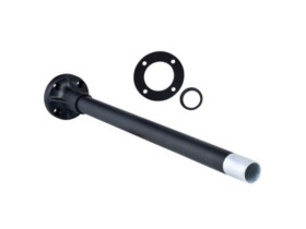 Harmony XVB Aluminiowa rura wspornicza z plastikową płytą mocującą czarna XVBZ03 SCHNEIDER ELECTRIC