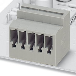 Listwa stykowa PCB 4-pinowe ST raster: 6.2 mm Poziomy 1-rzędowe Phoenix Contact Mocowanie do lutowania falowego1000 V W