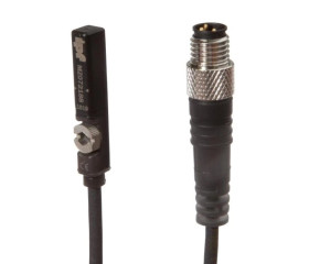 Czujnik magnetyczny walec T-rowek 6,2 mm 5,8x30x4,8 mm 10-30V DC -30 stC PNP NO złącze kablowe M8 3-pinowe 0,5 m IP67 MZ072188