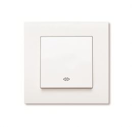 Włącznik VIKO krzyżowy biały KARRE