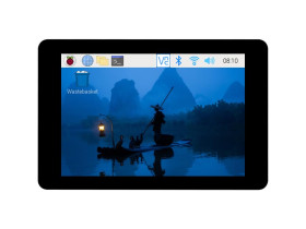 Waveshare 3.5inch Capacitive Touch Display (F) for Raspberry Pi, IPS Panel, 320×480 Resolution, 5-point Touch, Immersion Gold Pr