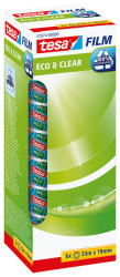 Taśma biurowa, Tesafilm Eco, numer: 57074, szer.: 19mm, dł.: 33m, Przezroczysty
