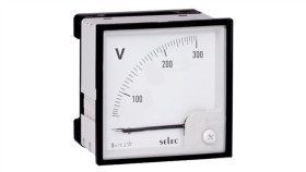 Woltomierz Analogowy, 0-300V, 1 Faza, 72X72mm Am-V-2-N-Ce