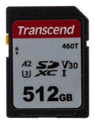 Karta SD SDXC, 512 GB Tak 3D, Transcend SDC460T -25 → +85°C