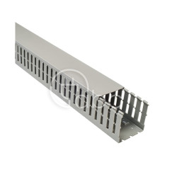 Korytko kablowe grubogrzebieniowe T1-F, 80x80x2000 mm, szare, B00152