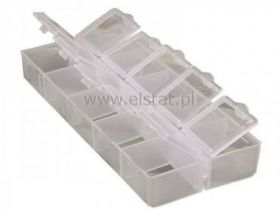 Pudełko organizer 10 przegródek 13.3x6x2.1cm OR8