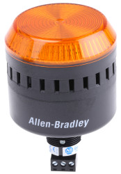 Zestaw sygnalizatorów akustycznych i lamp sygnalizacyjnych 24 V ac/dc Pomarańczowy AC, DC Montaż panelowy 103dB