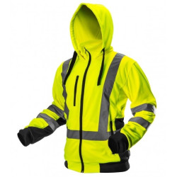 Bluza ocieplana z kapturem robocza, ostrzegawcza żółta rozmiar S/48 NEO 81-745-S