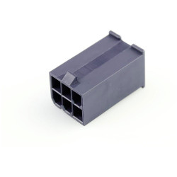 Molex 469930611 Mini-fit Jr. 6-pin Socket Housing 4.2mm Spacing Black