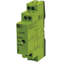 Tele 170010 tele HAR1 Relay 24V AC/DC 5A 3-Mode Switch Optical Indication