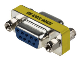 Adapter D-sub z typu D-Sub z 9 stykami na rodzaj Żeński z rodzaju Żeński na typ D-Sub z 9 stykami