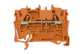 Złączka szynowa 2-przewodowa 2,5mm2 pomarańczowa 2002-1202 TOPJOBS