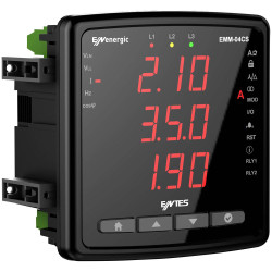 ENTES EMM-04S EMM Rack-Mount Meter, 45mm Depth, Ghost Display, 4 Keys
