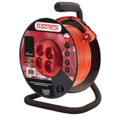 Przedłużacz bębnowy 40m OMY 3x1 4xGS PZB-40-40Y/1