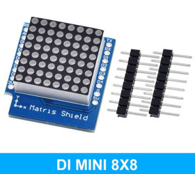 Matryca LED 8×8 do WEMOS D1 MINI (ARD-WEMOS-MATRIX)