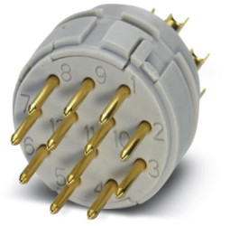Contact insert for circular connector, 1596856