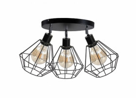 Spot loftowy 3x E27 FOSKAL BLACK