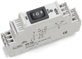 Moduł przekaźnika 24V dc WAGO 16A Szyna DIN bieguny 1