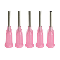 Igła Dozująca 18G 0,84 Kleju Pasty Topnika Metalowa Końcówka 5 szt