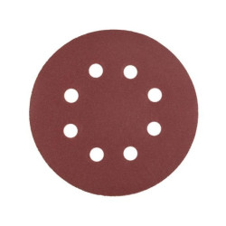 Tarcza szlifierska na rzep Polax z 8 otworami K320, 10 sztuk (54-222)