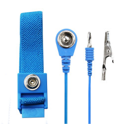 Opaska uziemiająca ESD Opaska antystatyczna na nadgarstek EN61340-5 Tak RS PRO 1Ω