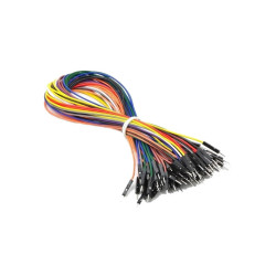 Zestaw 10szt Kabli-zworek 30cm połączeniowych WTYK-WTYK KOLOROWE /082 ARDUINO