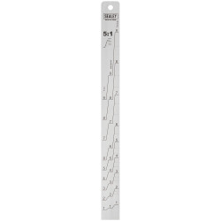Sealey PA08 Aluminium Paint Measuring Stick 5:1/5:3
