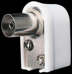 Aerial angled socket