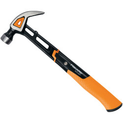 Fiskars 1027202 IsoCore Curved Finishing Hammer 450g (16oz)