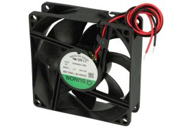 Wentylator; EF80251B1-1000U-A99; 80x80x25mm; kulkowe; 12V; DC; 1,73W; 69,7m3/h; 33dB; 144mA; 3200RPM; 2 przewody; Sunon; RoHS; 4