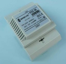 PSS-50 230V/12V/50VA TRAFO NA SZYNĘ