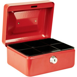 Burg W&#xE4;chter MONEY 5015 Cash Box Red 152x80x115 mm 1 Piece