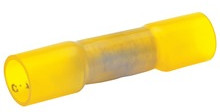 Butt connector with heat shrink insulation, 4.0-6.0 mm², AWG 11 to 10, yellow, 41 mm, 700WS