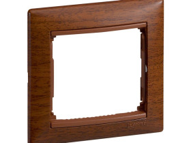 VALENA Ramka 1 pojedyncza mahoń 770311 LEGRAND