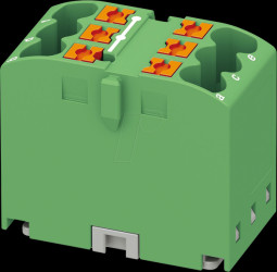 3273272 PTFIX 6x2.5 distributor block, green
