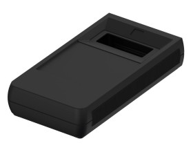 Bopla BOS 701-9005 (34701000) - obudowa ręczna z pojemnikiem na baterie (2 x 9V) i otworowaniem 18 x 48 mm pod wyświetlacz (150